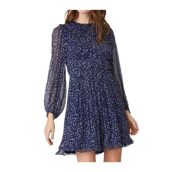 NEW SHOSHANNA hallie dress in ink multi - Picture 1 of 2